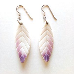 NWOT Artisan Shell Earrings